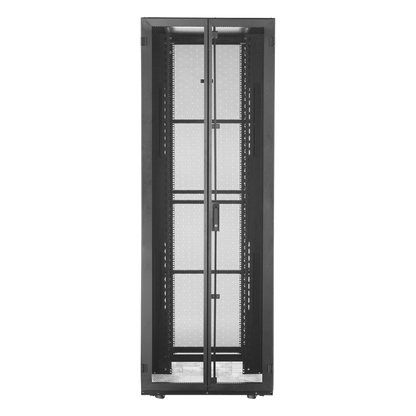 Gabinete FlexFusion™ XGL (Light) para Centros de Datos, 42 UR, 600 mm de Ancho, 1070 mm de Profundidad, Fabricado en Acero, Color Negro