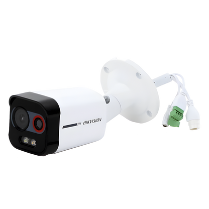 Cámara Bala IP Térmica y Óptica Biespectral / Análisis de Video (VCA) para Protección Perimetral / Clasifica Vehículo y Humano / Térmica 96 x 72