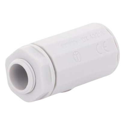 Conector de tubería rígida a caja (Racor), PVC Auto-extinguible, de 16 mm