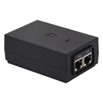 Adaptador PoE Ubiquiti de 24 VDC, 1.25 A con puerto Gigabit