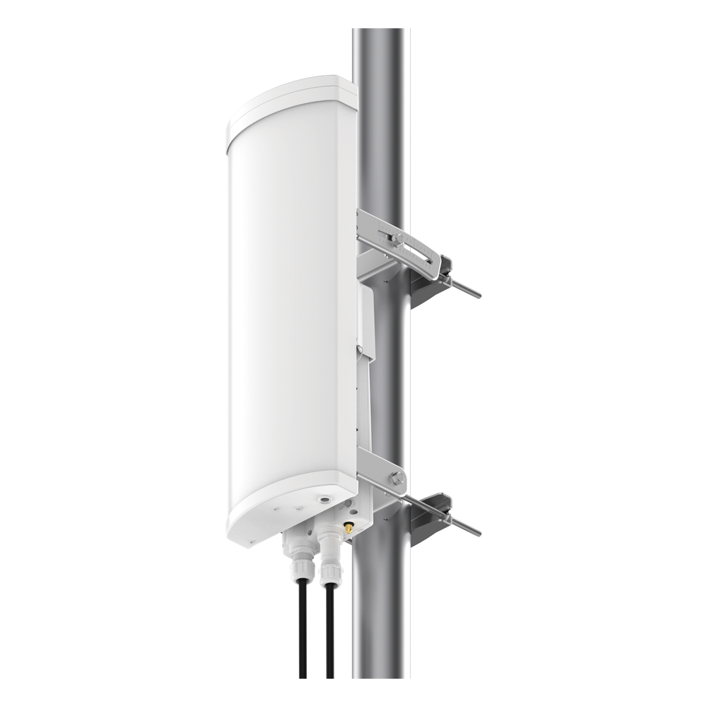 Antena sectorial de 90 grados, 18 dBi, 5.9-7.1 GHz, MU-MIMO 4x4, incluye kit de montaje para EPMP4600