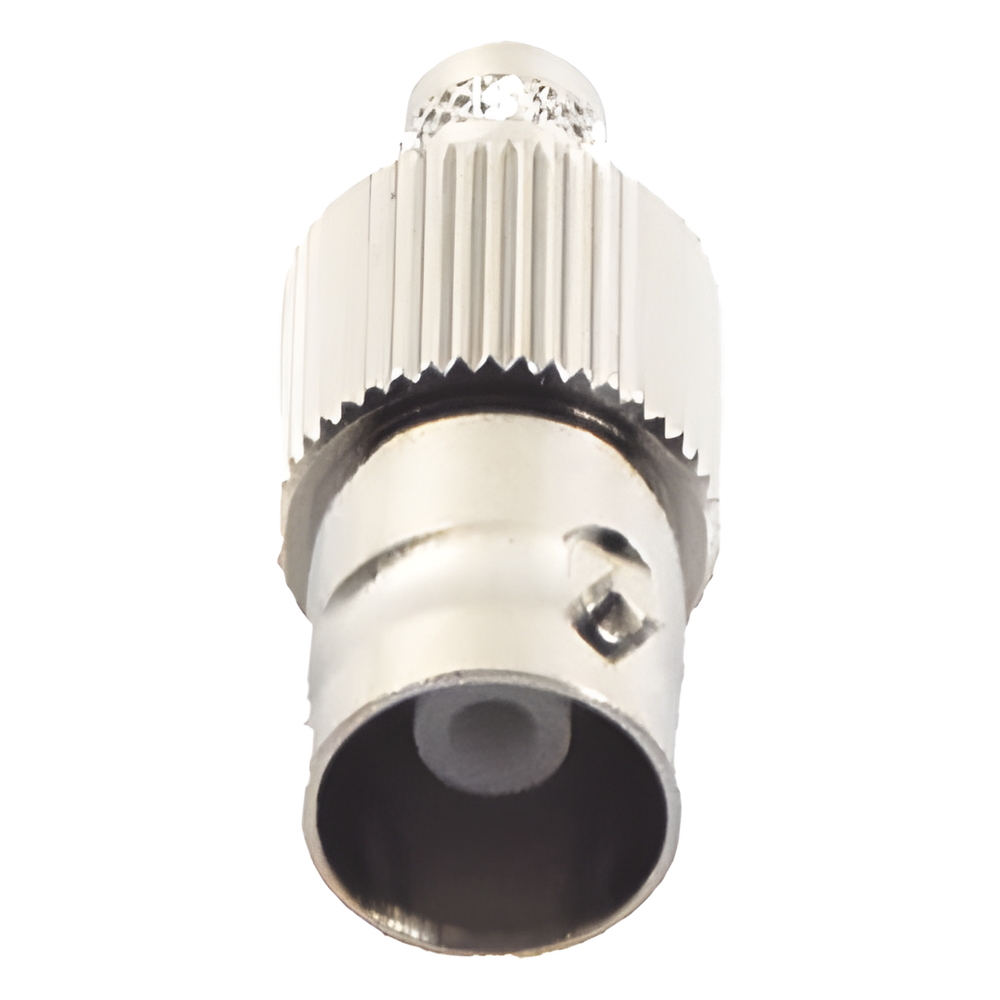 Conector BNC Hembra de Anillo para Cables RG-8/X, LMR-240, 9258, Níquel/ Oro/ Delrin