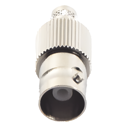 Conector BNC Hembra de Anillo para Cables RG-8/X, LMR-240, 9258, Níquel/ Oro/ Delrin