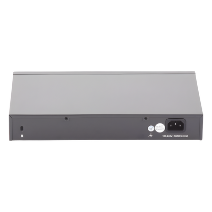 Switch no administrable de 24 puertos 10/100 Mbps para escritorio/rack