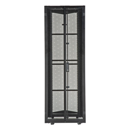 Gabinete FlexFusion para Centros de Datos, 42 UR, 800 mm de Ancho, 1070 mm de Profundidad, Fabricado en Acero, Color Negro
