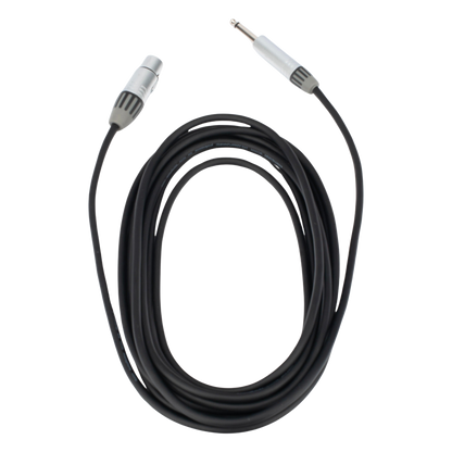Cable de Audio | XLR 3 Polos Hembra a Plug 1/4 in mono | Conector Seetronic Serie M SCMF3 - MP2X | Longitud 3m