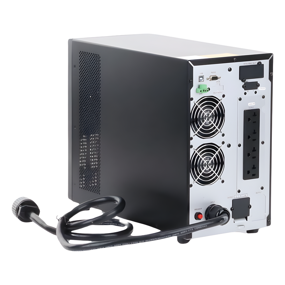 UPS de 3000 VA/2700 W, Online Doble Conversión, Entrada 120 Vca NEMA L5-30P, Onda Senoidal Pura, Tipo Torre, Con 4 Tomas NEMA 5-20R y 1 Block