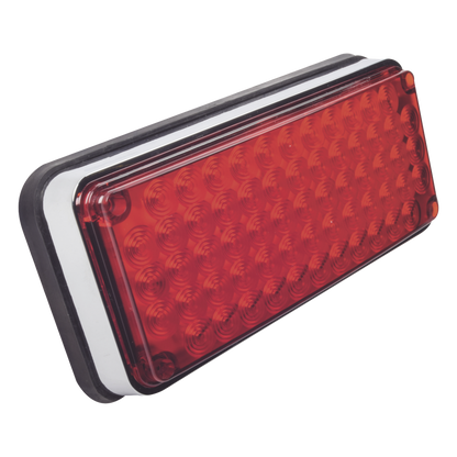 Luz de Advertencia de 7X3", Color Rojo, Ideal para Ambulancias