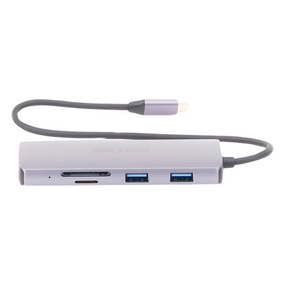 Hub USB-C 8 en 1 / HDMI 4K / 3x USB 3.0 + 1x USB 2.0 / SD + Micro SD / PD 100W / Aleación de Aluminio