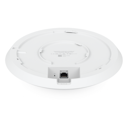 Punto de Acceso UniFi WiFi 6E Enterprise, alta densidad, hasta 600 usuarios, Mu-MIMO 4x4, bandas 2.4/5/6 Ghz, (1) puerto RJ45 2.5G (POE+ no incluido)