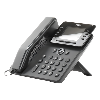 Teléfono IP Empresarial Esencial WiFi / Bluetooth, 12 líneas SIP, pantalla a color 3.5", PoE, puertos Gigabit, conferencia local de 6 vías.