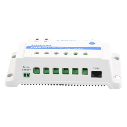 Controlador Solar PWM / 20A / 12/24V / RS-485 / Baterías Gel-AGM-Selladas / Parámetros Configurables