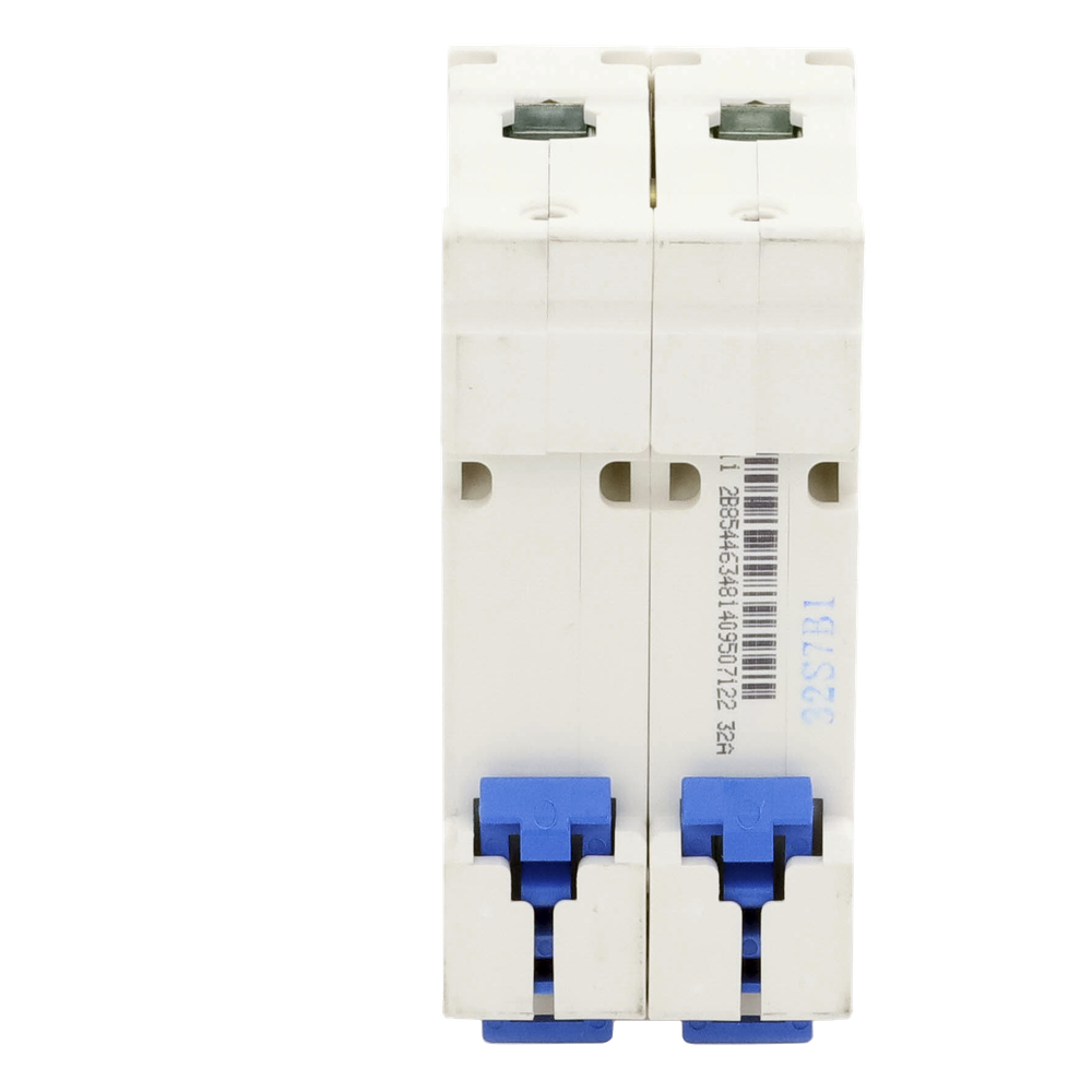 Pastilla para Riel Din, 2 Polos, 32 Amp, Vca:110/415v, 6kA, Catálogo: NXB632PC32.