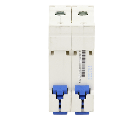 Pastilla para Riel Din, 2 Polos, 32 Amp, Vca:110/415v, 6kA, Catálogo: NXB632PC32.