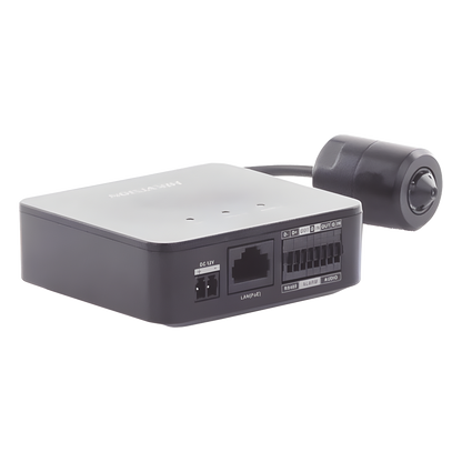 Pinhole IP 2 Megapixel / Lente 3.7 mm / 2 Mts Cable / PoE / Ideal para Cajeros Automáticos (ATM) / WDR / Micro SD / Cámara Tipo Cilindro