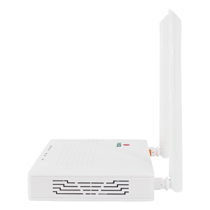 ONU Dual G/EPON con Wi-Fi en 2.4 GHz + 4 puertos LAN Gigabit, hasta 300 Mbps vía inalámbrico