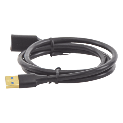 Cable Extensor USB 3.0 / 1 Metro / Macho-Hembra / 5 Gbps / Ultra Durabilidad / Núcleo de cobre estañado 28/22 AWG / Blindaje interior múltiple