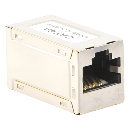 Acoplador STP Cat6A Hembra RJ45 a RJ45 Hembra