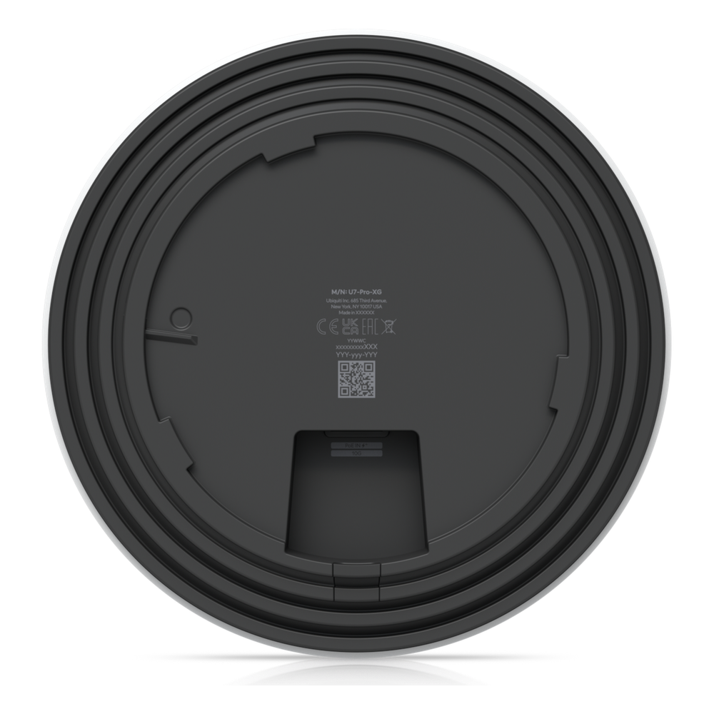 U7 Pro XG Wi-Fi 7 Tri-Banda para Interiores con Soporte 6 GHz, Cobertura de hasta 140 m², Capacidad para Hasta 300 Usuarios y Puerto Multi-Gig