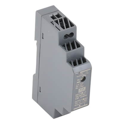 Fuente de Poder Industrial Ultra Delgada Riel Din 12Vcc, 15W