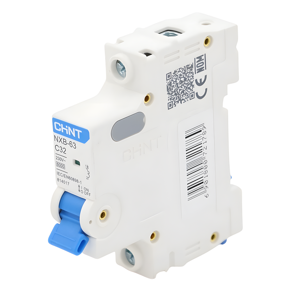 Pastilla para Riel Din, 1 Polo, 32 Amp, Vca:110/415v, 6kA, Catálogo: NXB631PC32.