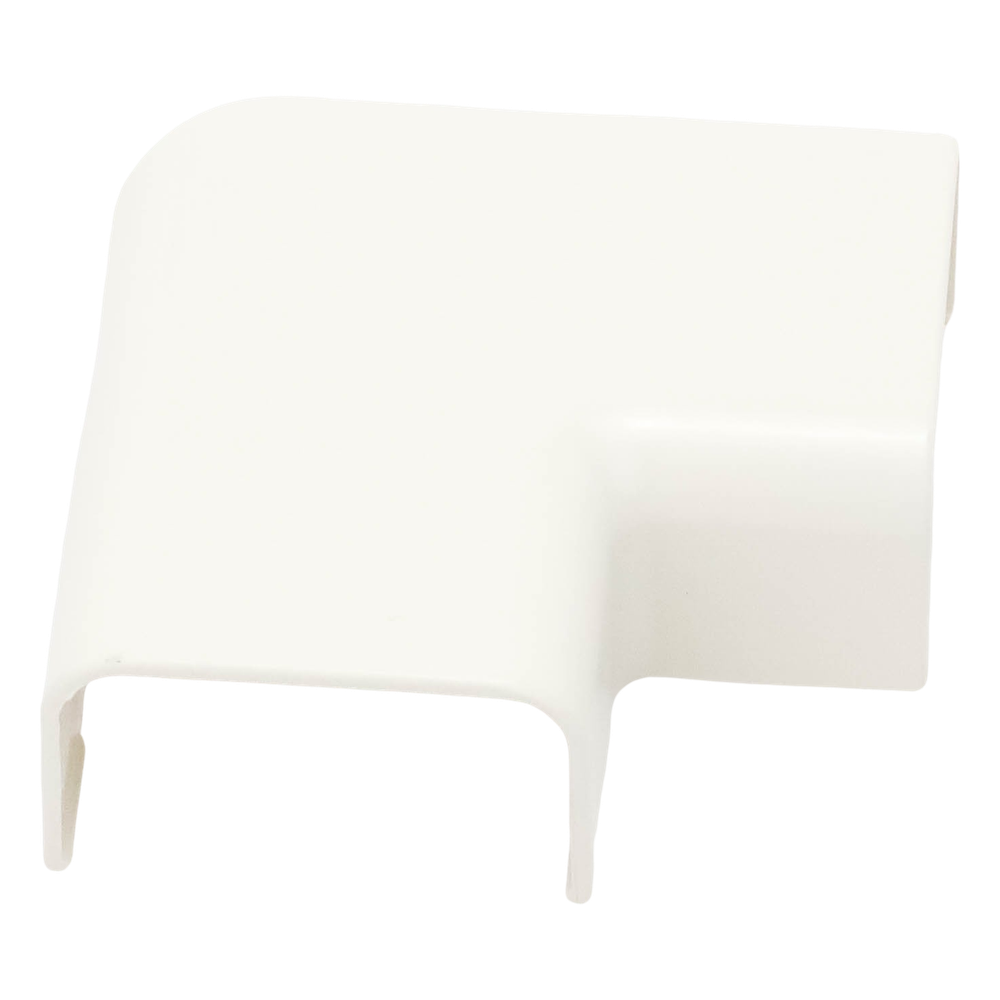Conexión en ángulo recto "L", para uso con canaleta LD10, material ABS, Color Blanco Mate