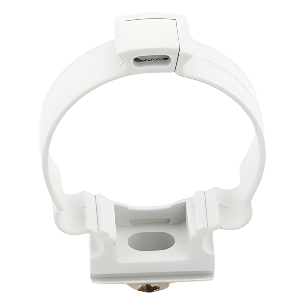 Soporte de collar (Abrazadera), PVC Auto-extinguible, cerrado para tubería de 40 mm