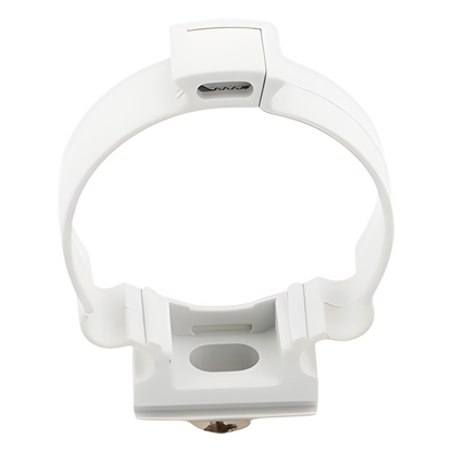 Soporte de collar (Abrazadera), PVC Auto-extinguible, cerrado para tubería de 40 mm