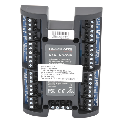 Módulo Expansor de 4 Lectoras / Para Panel AC-425IP-BU