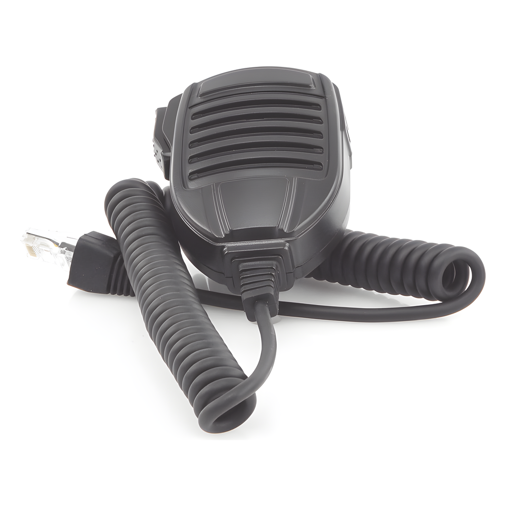 Micrófono de Mano PTT / Radio Móvil Hytera (HYT) MD760 / MD780 / MD786 / Conector Redondo 8 Pines / IP54 / Cable Reforzado con Kevlar / Prueba de