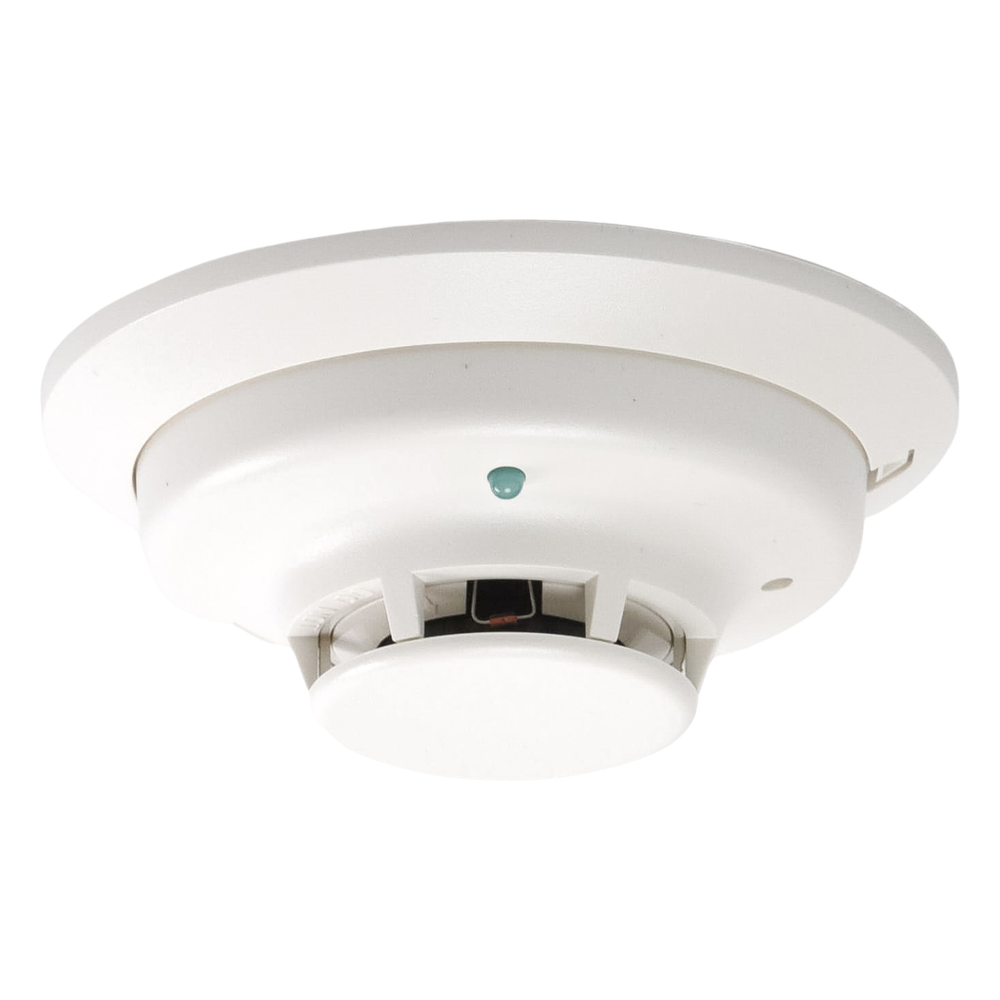 Detector fotoeléctrico de humo de 4 hilos con sensor térmico fijo a 57 grados C para paneles de incendio