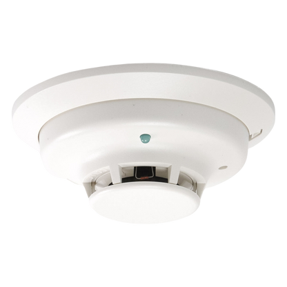 Detector fotoeléctrico de humo de 4 hilos con sensor térmico fijo a 57 grados C para paneles de incendio