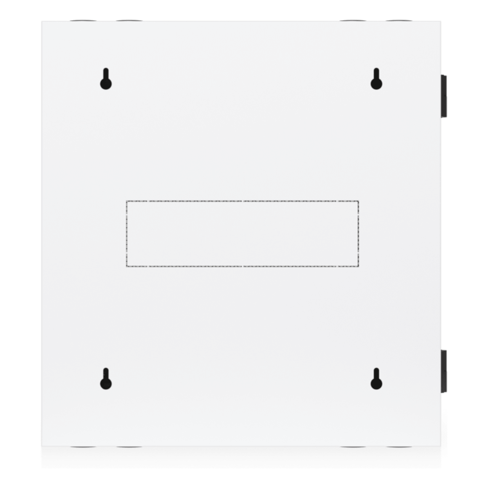 UACC Rack Cabinet 12U (600 x 703 mm) - Gabinete Cerrado para Montaje en Pared con Puerta Frontal Perforada, Puerta Trasera Abatible (Swing-Out) y