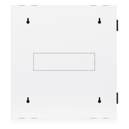 UACC Rack Cabinet 12U (600 x 703 mm) - Gabinete Cerrado para Montaje en Pared con Puerta Frontal Perforada, Puerta Trasera Abatible (Swing-Out) y