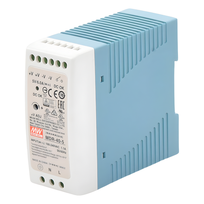 Fuente de poder Industrial Riel Din 5Vcc, 40W