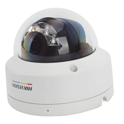 [ColorVu 3.0 + MD 3.0] Domo IP 6 Megapixel / Lente 2.8 mm / 30 mts IR + 30 mts Luz Blanca / Micrófono Integrado / Motion Detection 3.0 / Exterior