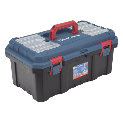 Caja de plástico Reforzada de 19 in. para Herramientas.