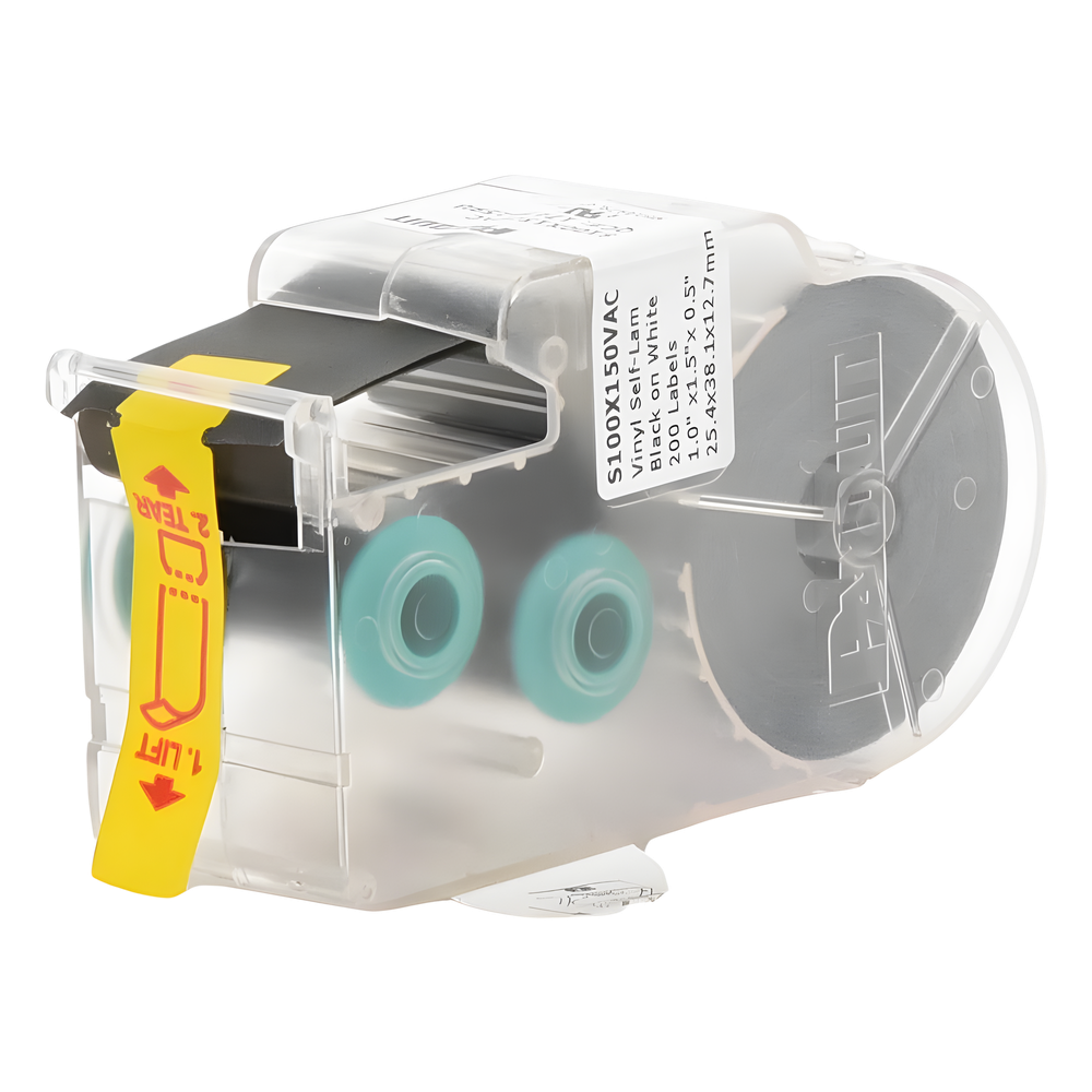 Casete de 200 Etiquetas Autolaminadas de 25.4 x 38.1 mm (1 x 1.5 Pulgadas), para Cables de 4 a 8.1 mm (0.16 a 0.32 Pulgadas) de Diámetro, Área de