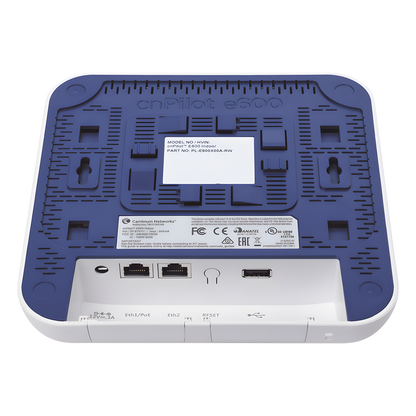2.13 Gbps / Access Point cnPilote e600 Indoor / Alta cobertura y estable en ambiente saturados usuarios / Doble banda/ MU-MIMO 4X4 / Antena