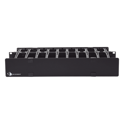 Organizador de Cable Horizontal RouteIT, Doble, Para Rack de 19in, 4in de profundidad, 2UR