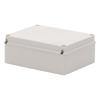 Gabinete de Plástico IP55 (190 X 240 X 95 mm). Protección EMI. Para Instalaciones Comerciales, Residenciales e Industriales. Incluye Tornillería para