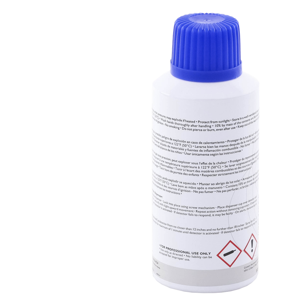 Lata De Humo Sintético En Aerosol Para Prueba De Detectores Puntuales, No Tóxico, No Inflamable, Libre De Silicona, 100%Biodegradable, No Contamina