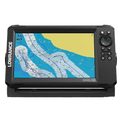 Eagle-9 ecosonda en pantalla horizontal IPS de 9 pulgadas, incluye transductor skimmer 50/200 kHz