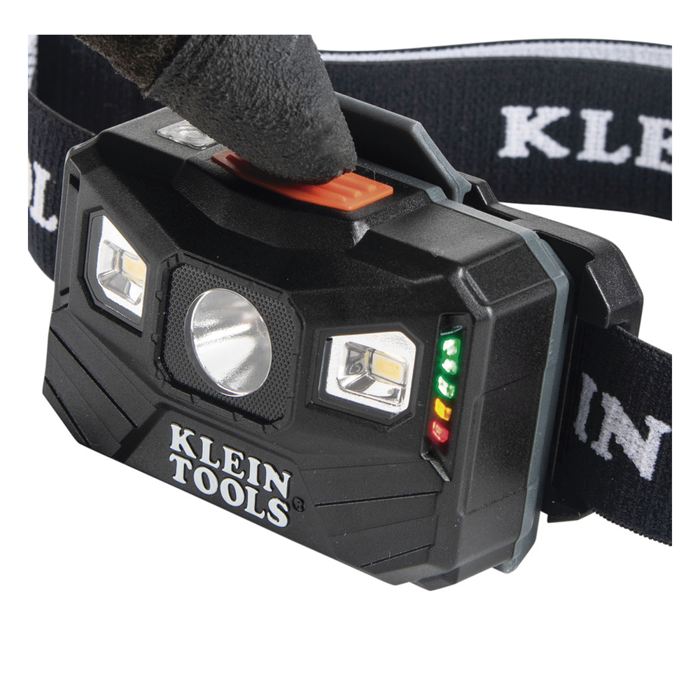 Lámpara Luz LED Frontal Recargable de 400 Lúmenes, Apagado Automático, con Correa de Tela, Adaptable y Ajustable a Gorros, Cascos, Cachuchas o