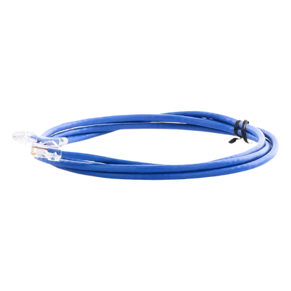 Cable de Parcheo UTP Categoría 5e, con Plug Modular en Cada Extremo - 2 Metros (6.56 Pies) - Azul