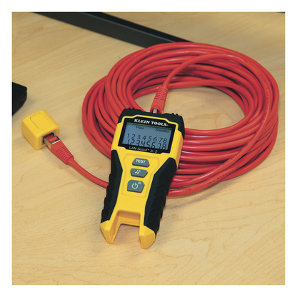 Tester de Cable LAN Scout™ Jr. 2/ Para: Prueba aprobada/ Error de Cableado/ Falla de Circuito Abierto o Cortocircuito/ Par Dividido/ Blindaje.