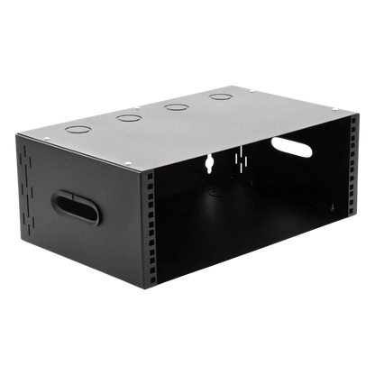 Gabinete para Montaje en Pared liviano, 4 Unidades de rack, Profundidad máxima de trabajo 250 mm, Se envía el Gabinete Armado.