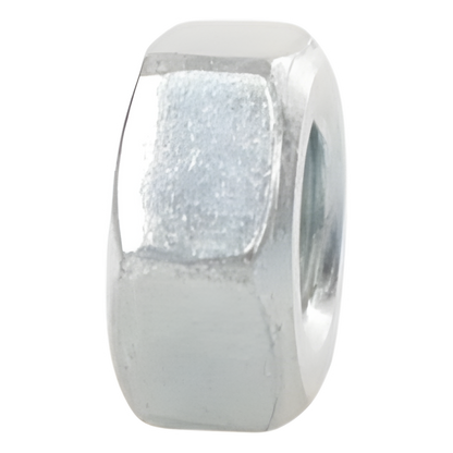 Tuerca Hexagonal de 1/4", con acabado Electro Zinc