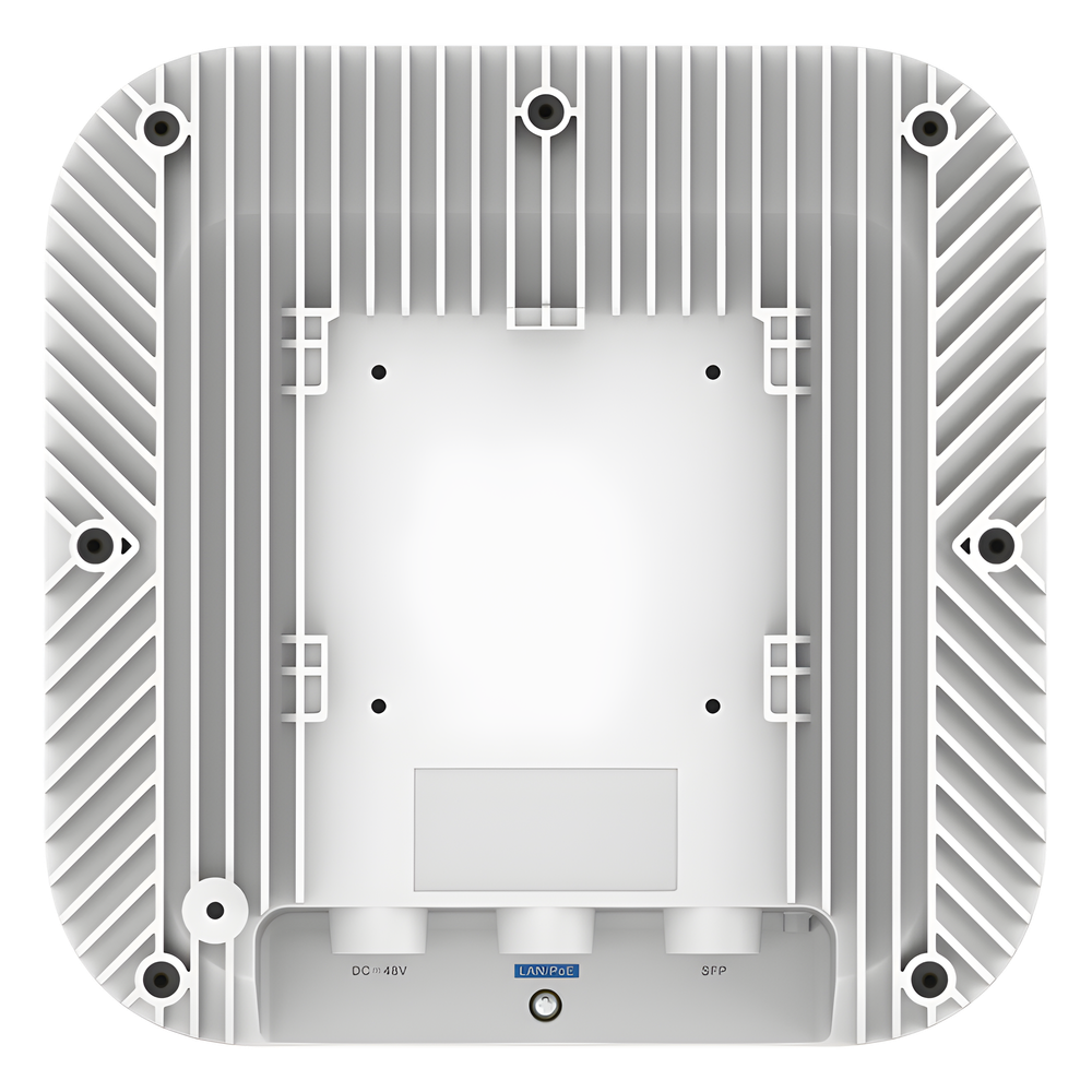 Punto de Acceso Mesh Wi-Fi 6 Industrial para Exterior Omnidireccional 5.95Gbps, MU-MIMO 4x4, 360°, Filtros Anti Interferencia y Auto Optimización con