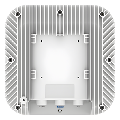 Punto de Acceso Mesh Wi-Fi 6 Industrial para Exterior Omnidireccional 5.95Gbps, MU-MIMO 4x4, 360°, Filtros Anti Interferencia y Auto Optimización con